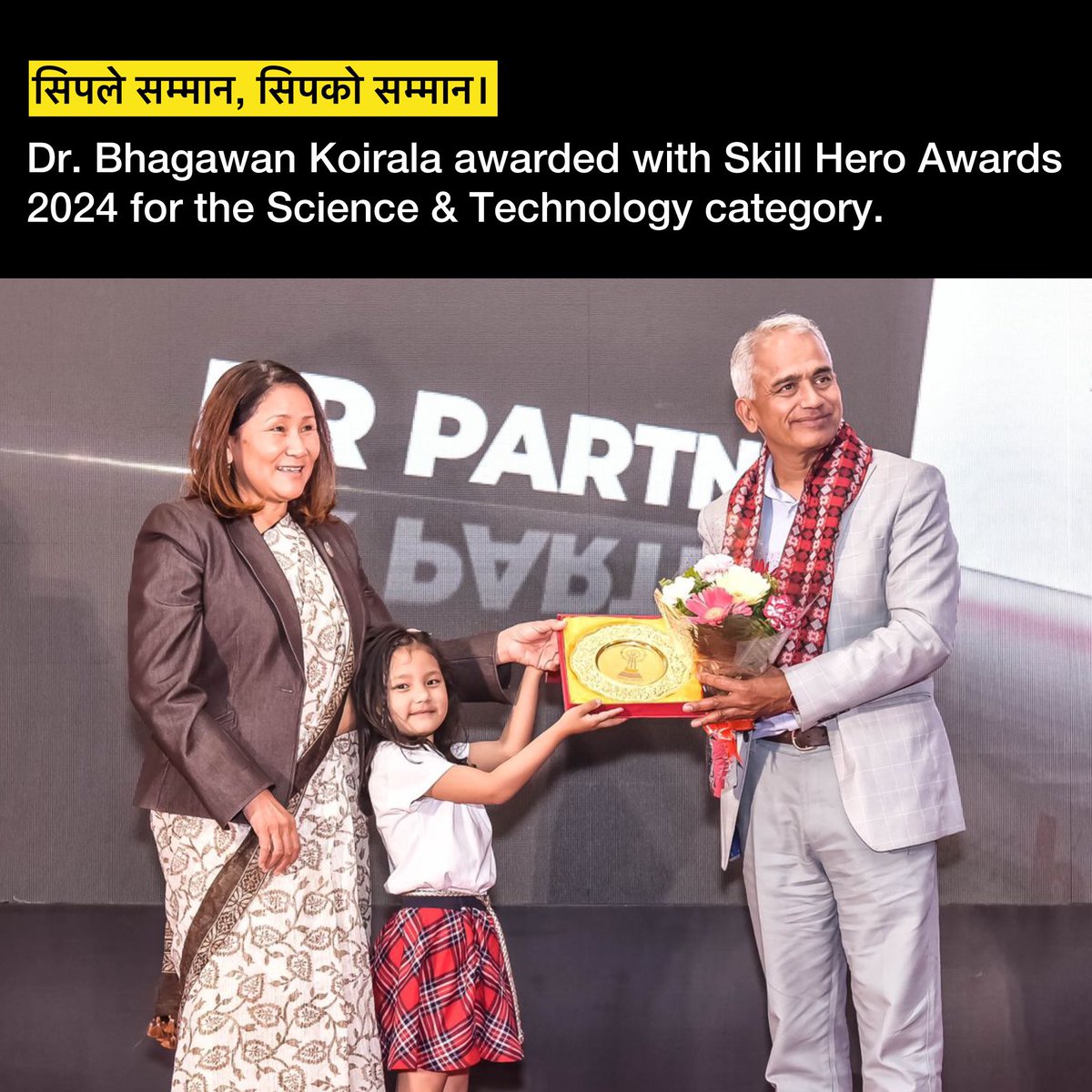 NoNext_Question's tweet photo. Congratulations to all the winners of Skill Hero Awards 2024. 🙌🏼
#skillhero #hero #glocal #nepal #nonextquestion https://t.co/4XP3K388Lk