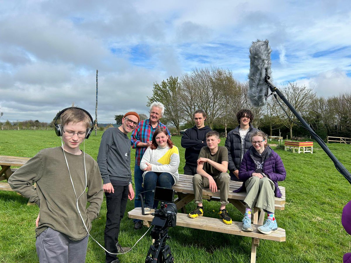 Big Thank You to Kevin and Richard from @somersetfilm at The Engine Room for bringing such an interesting fun project to ARK with making a film in a day with a bunch of very enthusiastic young people. Looking forward to seeing the end result.