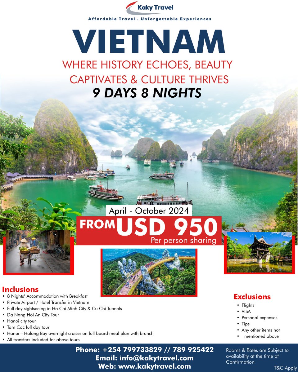 Exploring Vietnam's hidden treasures. ✨✈️

#kakytravel #affordabletravel #unforgettableexperiences #vietnam #explorevietnam🇻🇳