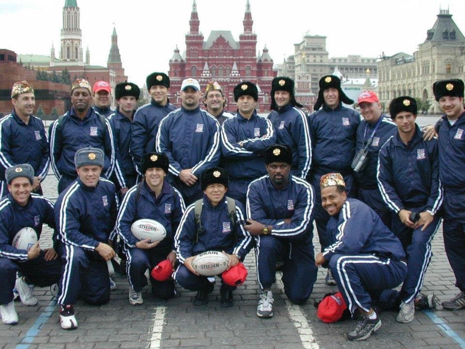 Some amazing photos from @davidniu7 of the @USARugbyLeague Tomahawks' visits to Russia.... Listen to Dave's fascinating full podcast episode here - howsthatpodcast.com/podcast/episod…