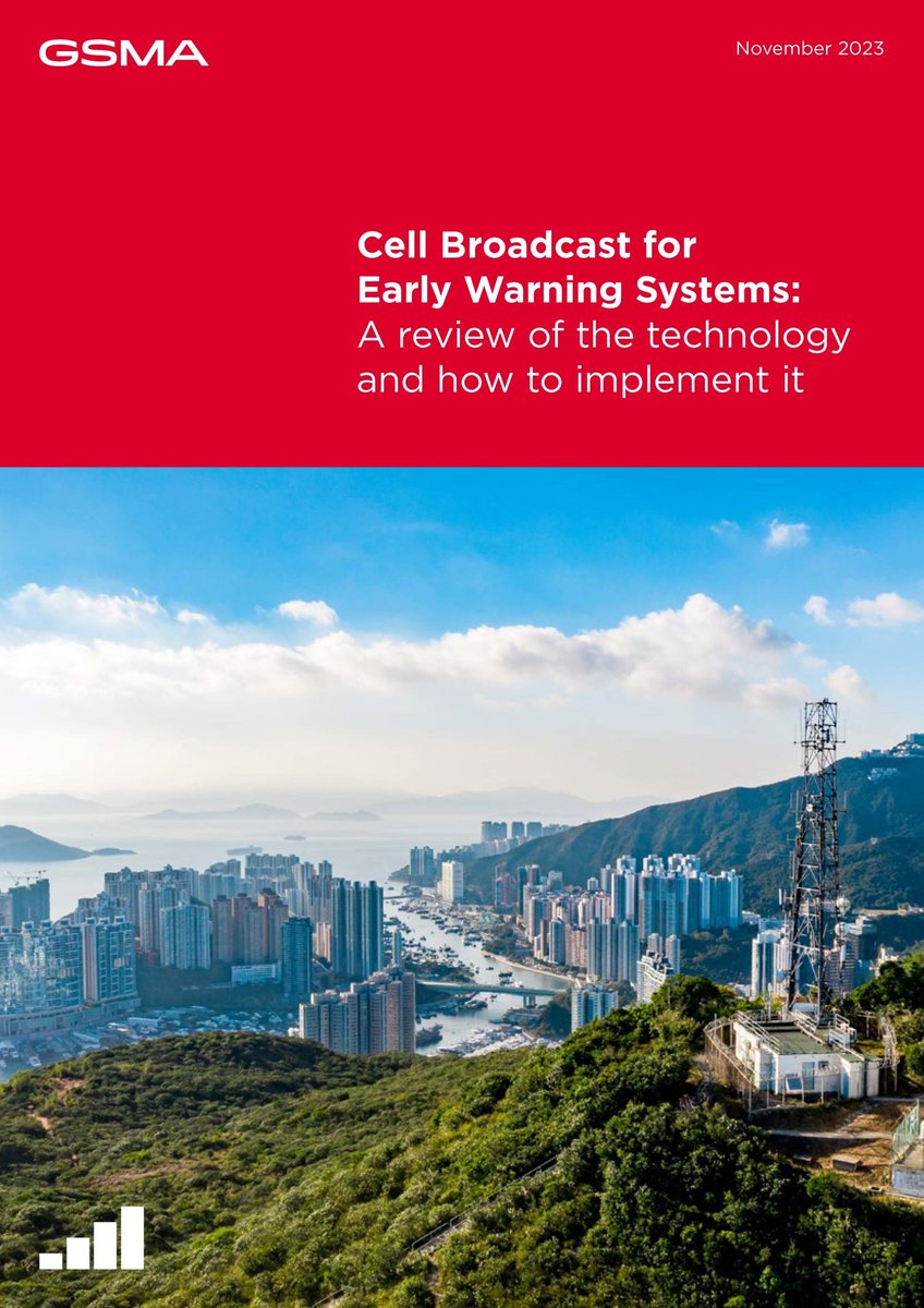 🔊 Cell Broadcast for Early Warning Systems: A review of the technology and how to implement it gsma.com/solutions-and-…