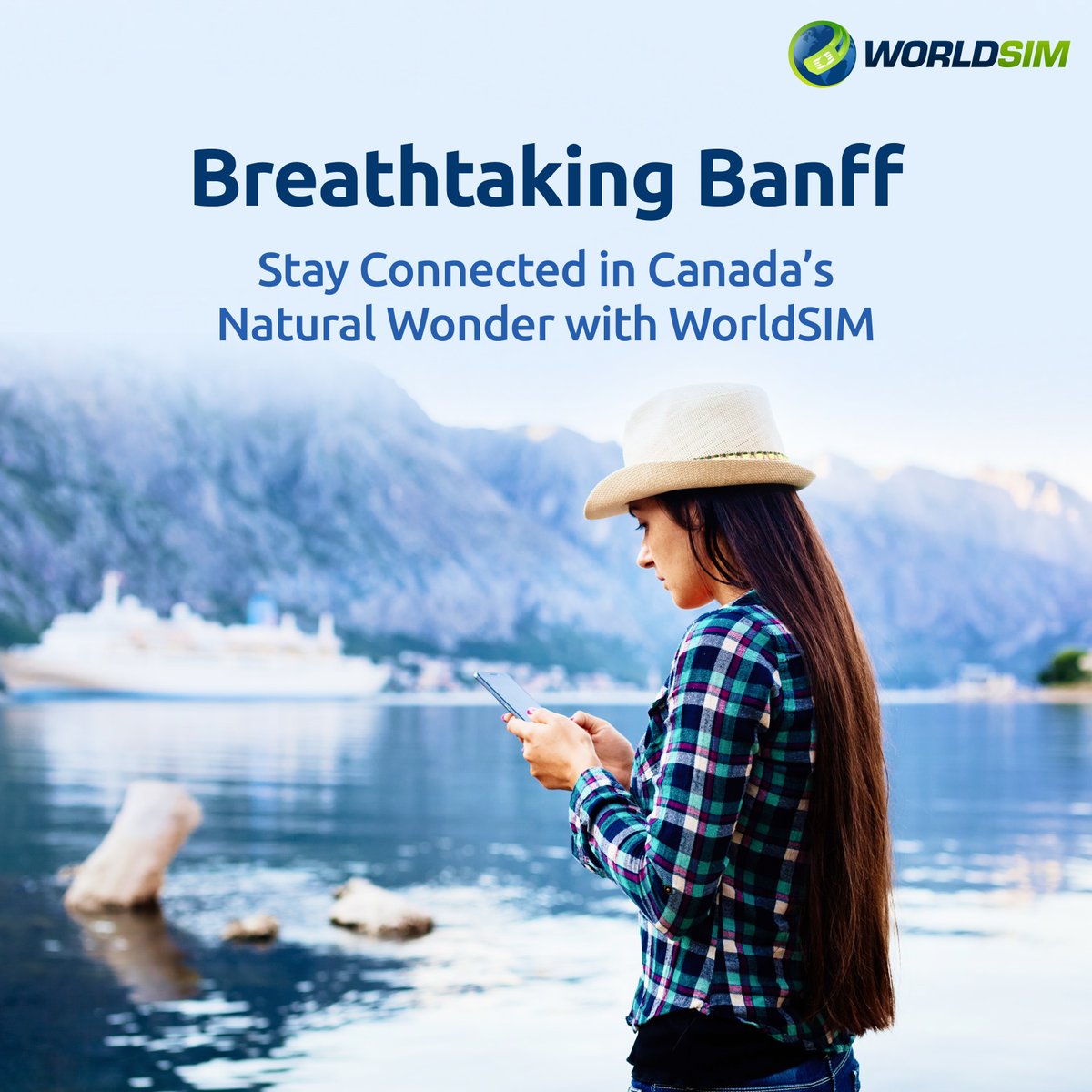 Embrace the wild beauty of Banff National Park with WorldSIM by your side. Whether you’re hiking rugged trails or capturing the tranquil beauty of Moraine Lake, WorldSIM ensures you're always connected. Embrace the wild beauty of Banff National Park with WorldSIM by your side.
