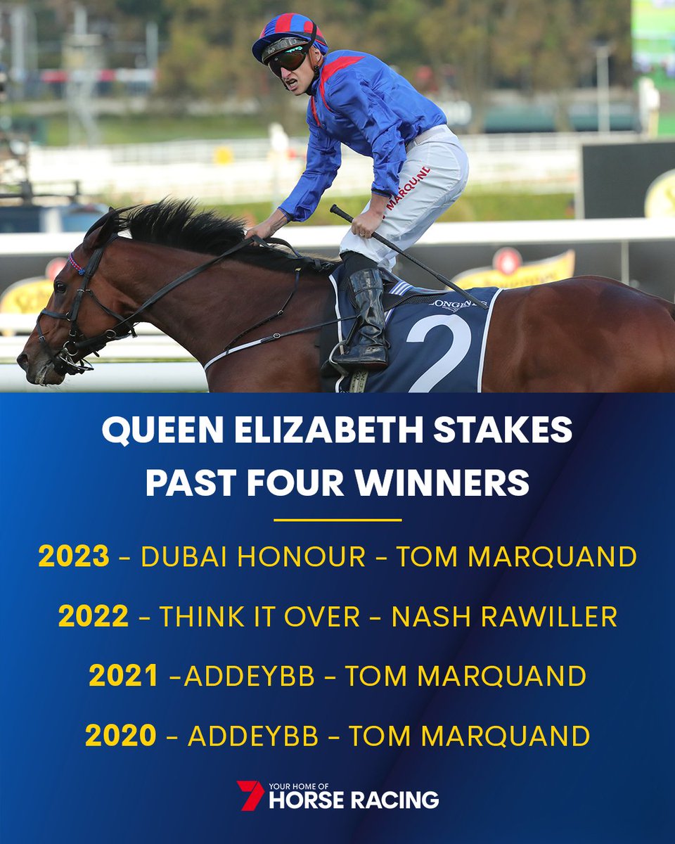 ‘Aussie Tom’ is looking to win his fourth Queen Elizabeth Stakes in five years! 🤯 He rides the Joseph Pride trained three-year-old Ceolwulf in the feature. 👀 @TomMarquand