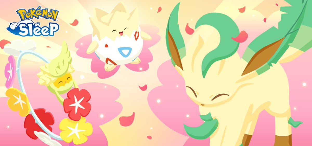 Serebii Update: The Pokémon Sleep Flower Festival event has been announced. Runs from April 22nd through April 29th Details @ serebii.net