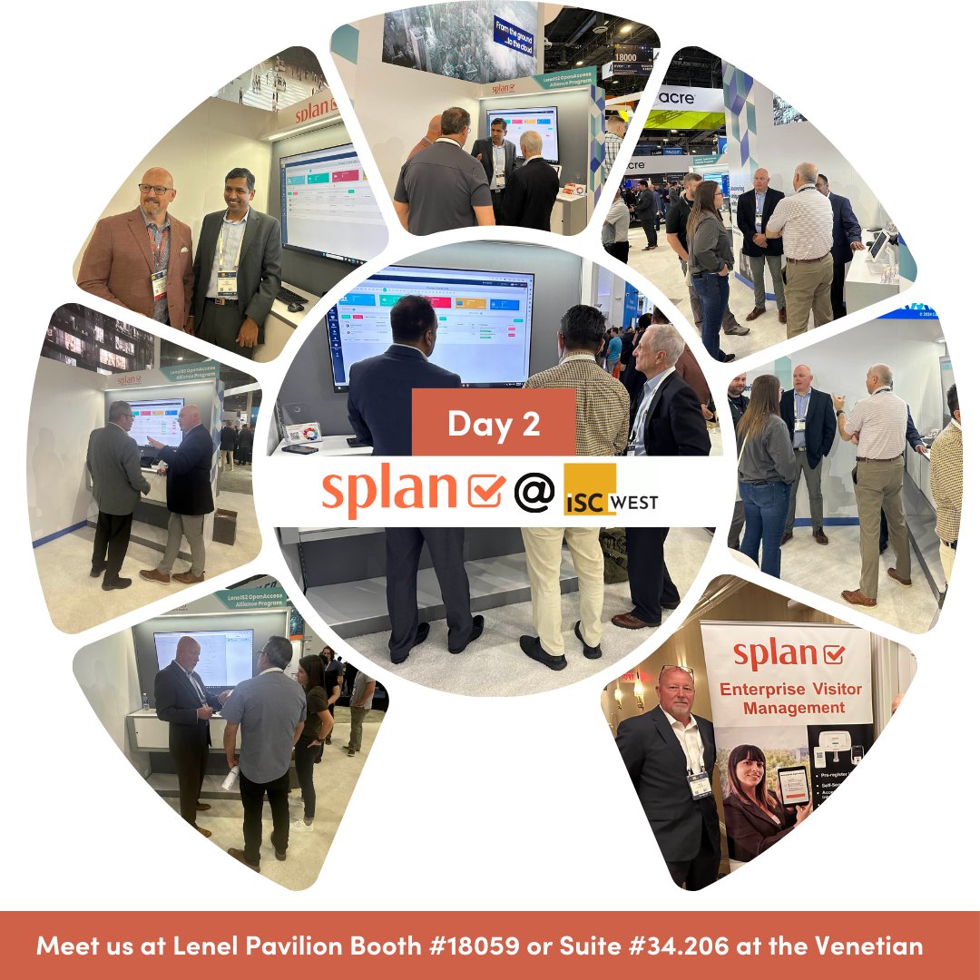 Day 2 at ISC West has been a whirlwind of innovation and connection! We loved showcasing our cutting-edge Visitor Management and Unified Badging solutions at the Lenel Pavilion Booth #18059 and Splan Suite #34.206 at the Venetian Expo.

Haven't had a chance to see us yet?