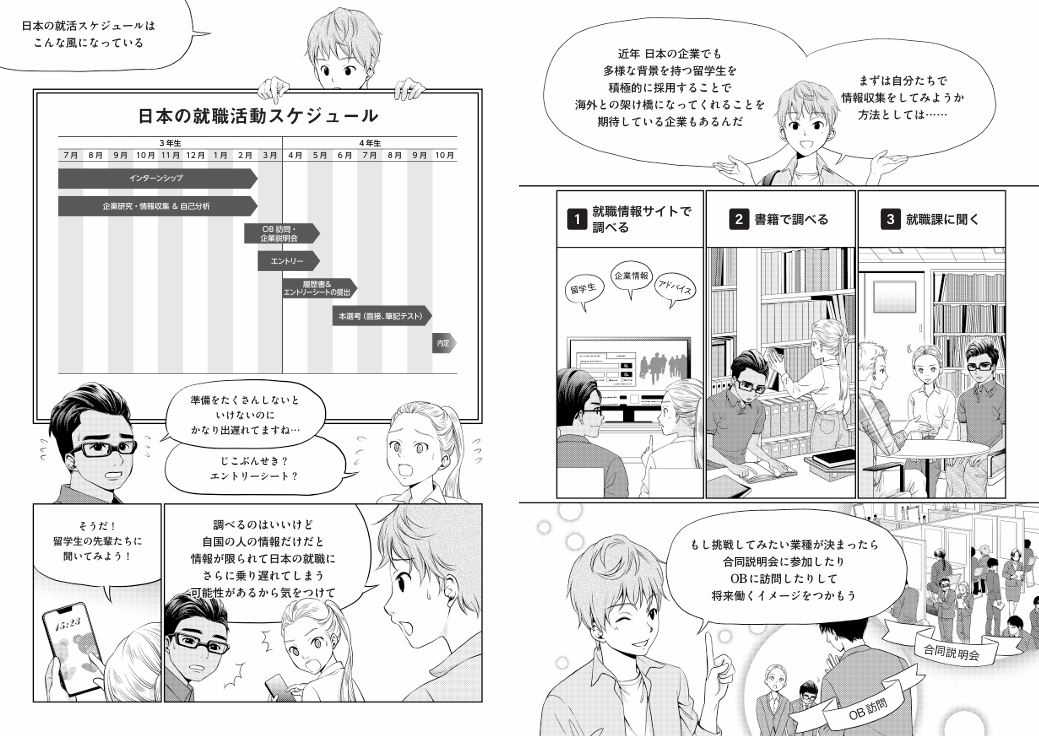 jp_kyoten's tweet photo. 留学生の日本での就職活動を応援する多言語マンガ「就活ジャンプin Japan」ができました。
日本語のほか、英語、スペイン語、中国語、ベトナム語、インドネシア語の多言語展開しています。
▼多言語マンガの閲覧はこちら
https://t.co/k9S0zaMwnP
#日本語教育 #日本語教師 #日本語教育ICT #留学生支援 https://t.co/BQT6xcCUqJ