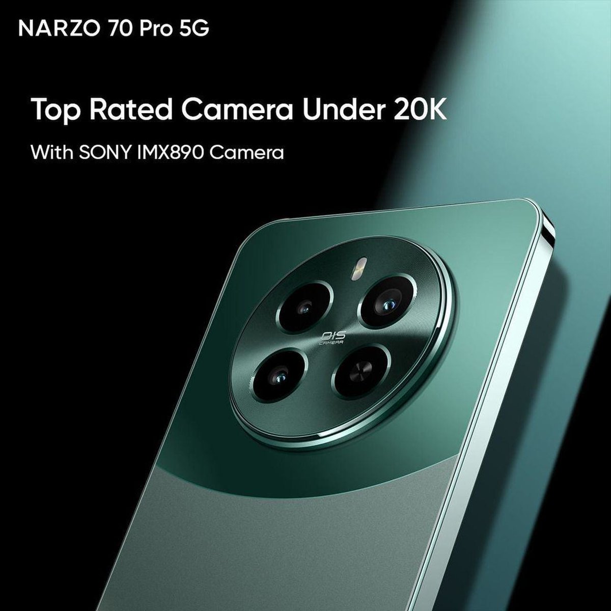 Say goodbye to blurry photos and hello to crisp, clear images with up to 3000 off on the #NARZO70Pro5G's top-rated camera! 📸 The Sony IMX 890 sensor ensures precision in every detail.