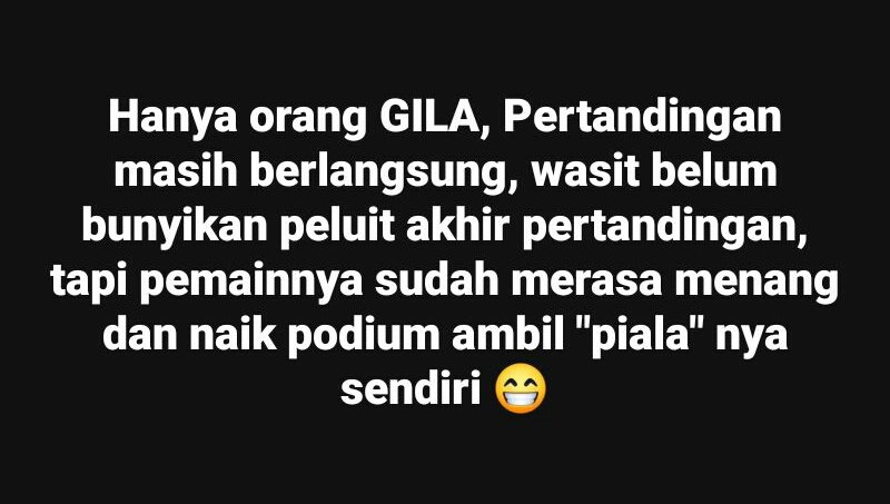 SIAPA LAGI KLO BUKAN GEROMBOLAN DURJANA YANG NGOTOT INGIN BERKUASA DENGAN SEGALA CARA 
GILA GILA GILA 
GILAAA !!!
#SetopBayarPajak
#SetopBayarPajak