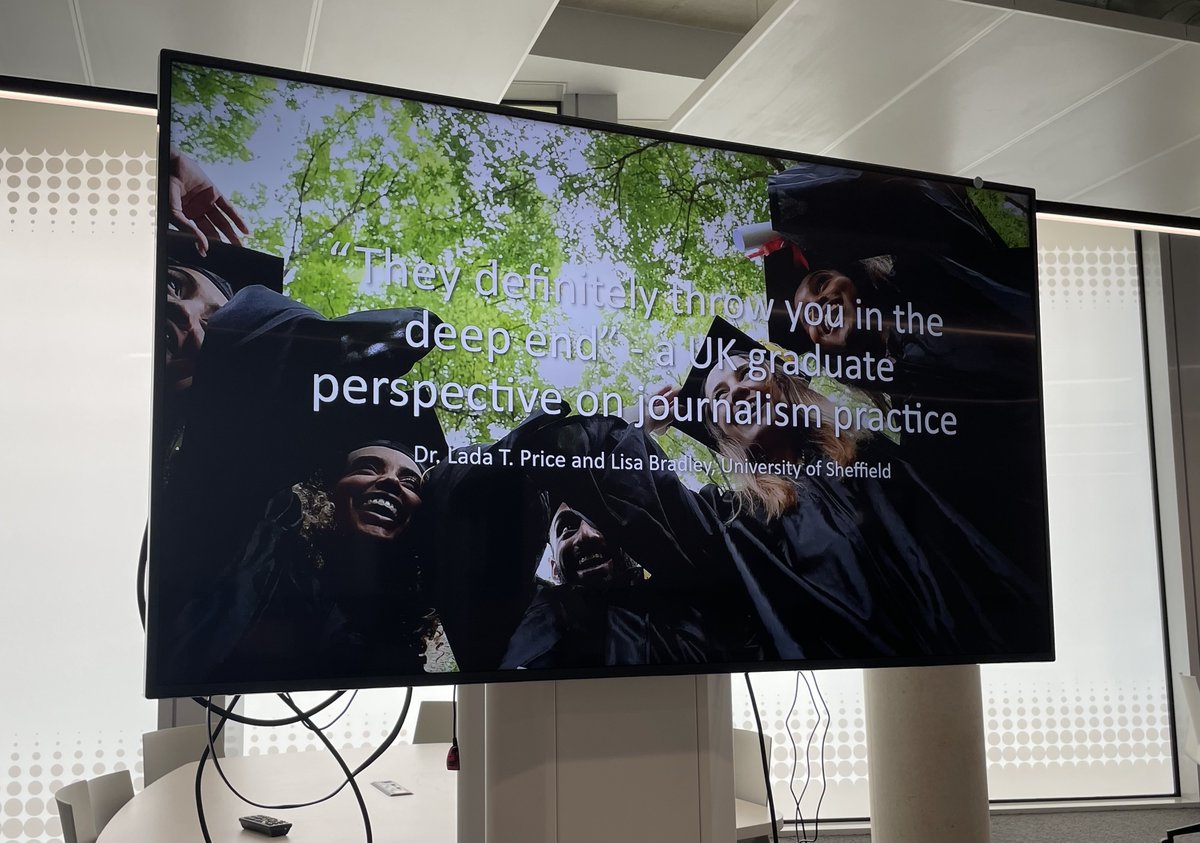 Very interesting research by @ladaprice & @lisabjourno on the importance of embedding resilience enhancing training in journalism education & its crucial role for new journalists @ECREA_eu @sheffjournalism