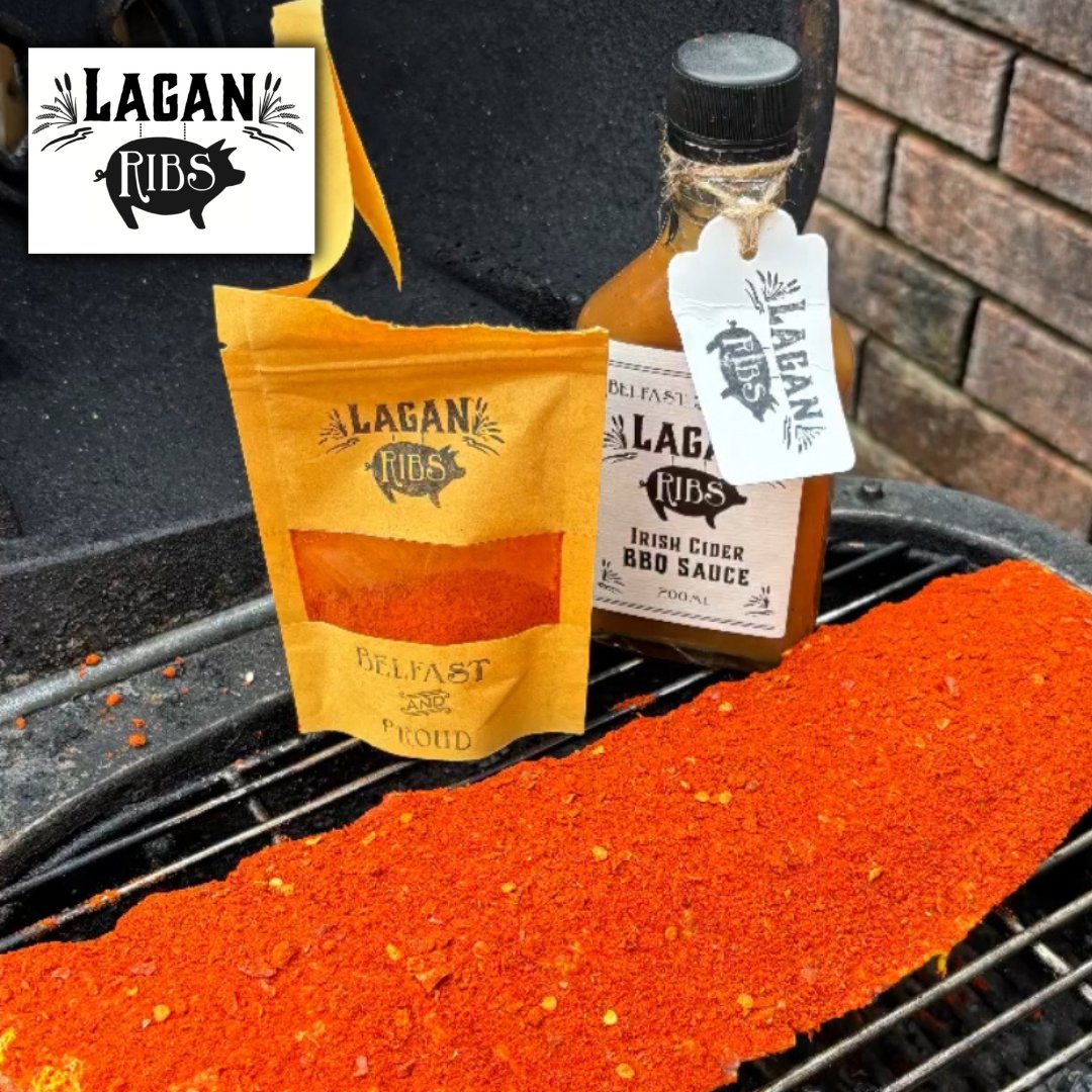 🔥🍖 Our mouth-watering dry rub and fiery hot sauce are the perfect combo to take your BBQ game to the next level! 🔥🌶️

🔥Join us this weekend at @stgeorgesbelfast! Don't miss out! 🔥

📍 St. George's Market, Belfast
📅 Friday 8am - 2pm Saturday 9am - 3pm  Sunday 10am - 3pm