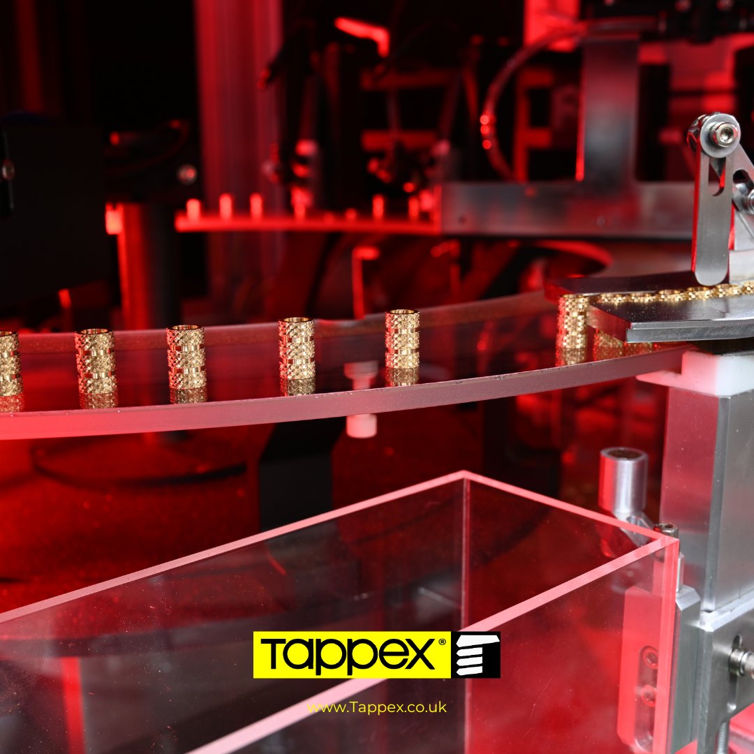 Striving for #zerodefects, Tappex employs cutting-edge optical vision sorting machinery to maintain a threaded insert #fasteners defect rate of <10ppm. Our commitment to precision and quality sets the standard for excellence in every part we deliver. #QualityAssurance  ...