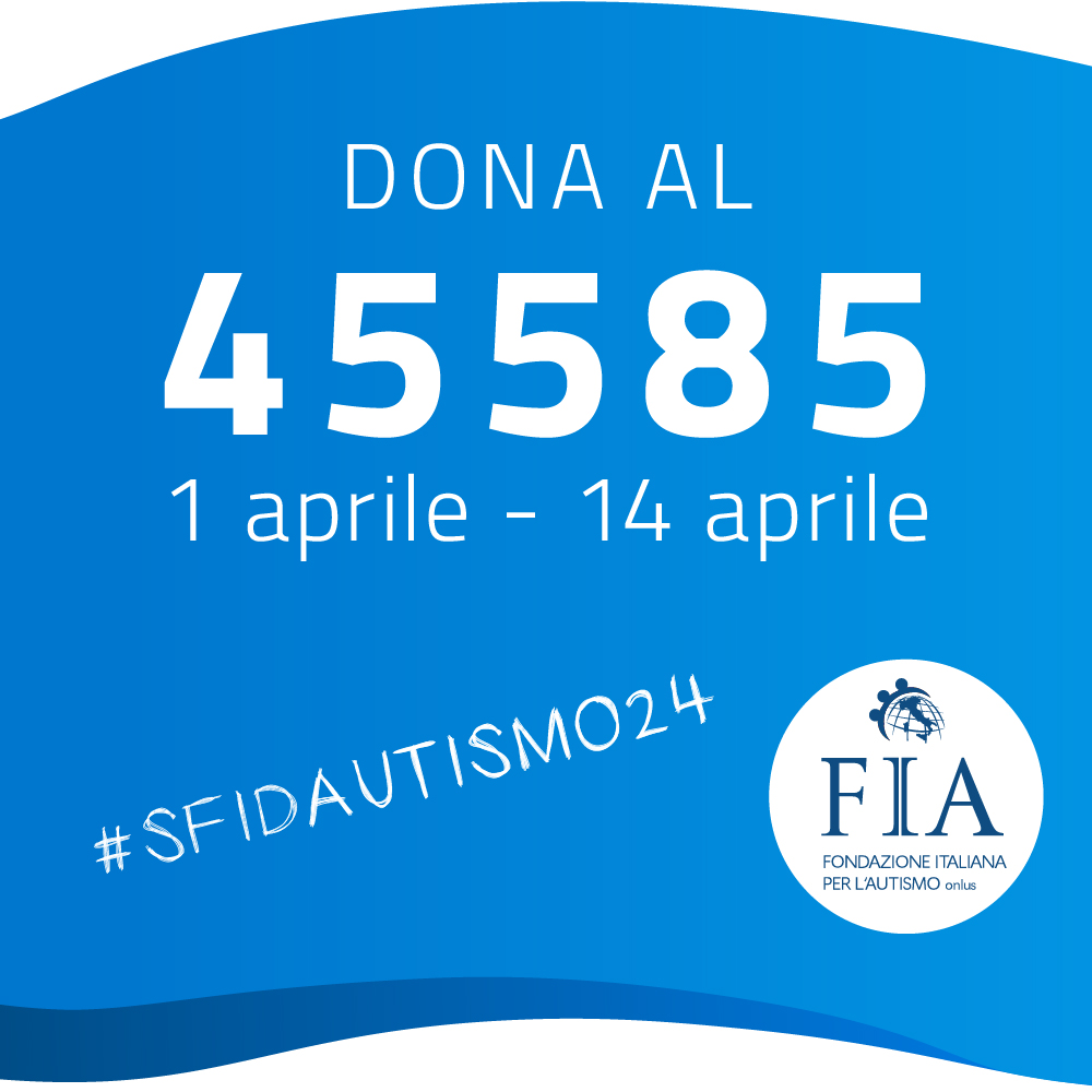 👉 𝐅𝐢𝐧𝐨 𝐚𝐥 𝟏𝟒 𝐚𝐩𝐫𝐢𝐥𝐞 𝐩𝐮𝐨𝐢 𝐝𝐨𝐧𝐚𝐫𝐞 𝐚𝐥 𝟒𝟓𝟓𝟖𝟓 𝐭𝐫𝐚𝐦𝐢𝐭𝐞 𝐒𝐌𝐒 𝐝𝐚 𝐜𝐞𝐥𝐥𝐮𝐥𝐚𝐫𝐞 𝐨 𝐜𝐡𝐢𝐚𝐦𝐚𝐧𝐝𝐨 𝐝𝐚 𝐫𝐞𝐭𝐞 𝐟𝐢𝐬𝐬𝐚.

#FIA #fondazioneitalianautismo #autismo #disabilità #inclusione #sfidautismo24