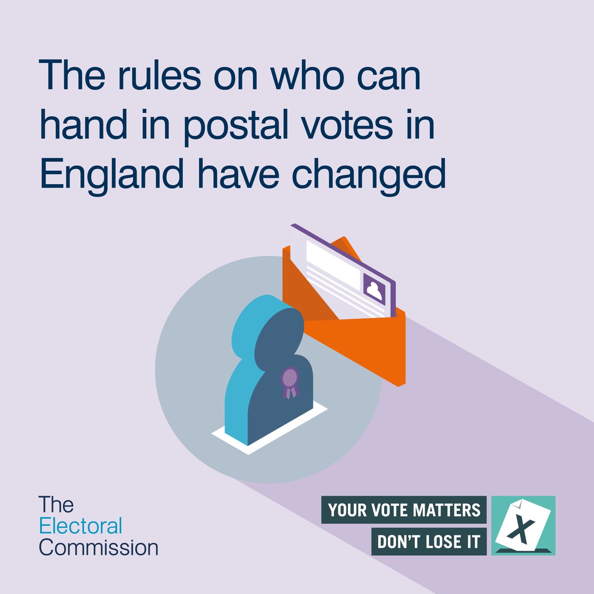Handing in postal votes at a polling station? There are now limits to how many people you can do this for. If you're a political party or campaigner, you can now only do this for certain people. Find out more: electoralcommission.org.uk/waystovote #GetReadyToVote