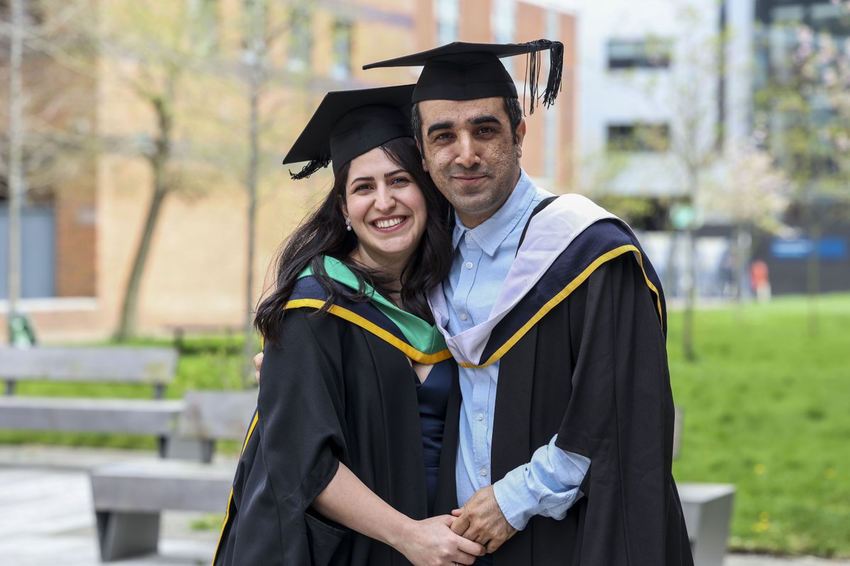 ‘Education creates justice. If you just send rich people to University, and others have no access to education, it creates huge inequalities’ Iranian refugee couple graduate with DCU masters’ degrees on the same day. Read the piece in @IrishTimes here: launch.dcu.ie/3THyok8