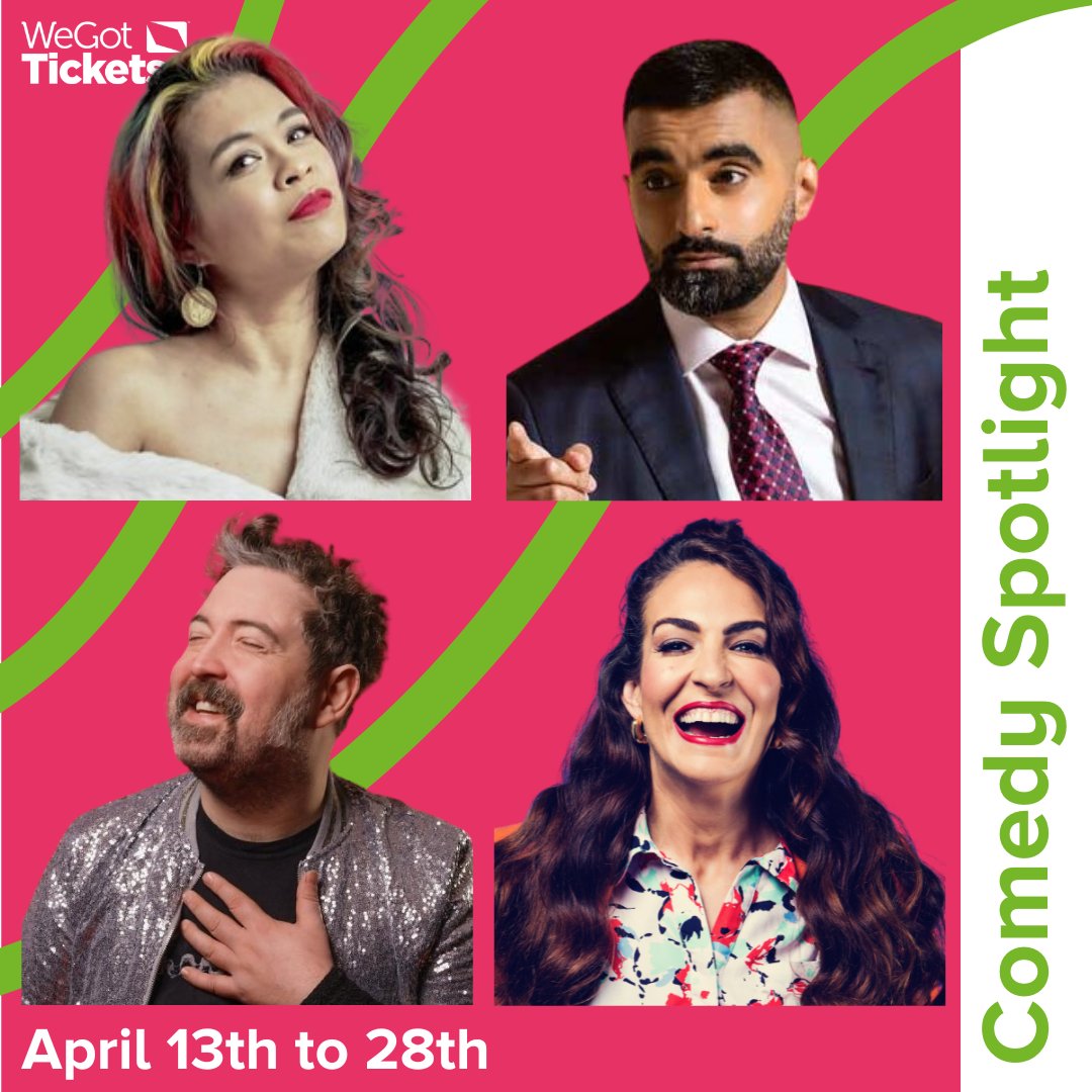 We're pleased to announce our #WGTComedySpotlight - highlighting the very best in independent and grassroots comedy this April. 💙

Keep your eyes peeled as we'll be featuring lots of great shows, comedians and comedy clubs over the next 2 weeks. 👀

🎟️ wegottickets.com/af/586/comedys…