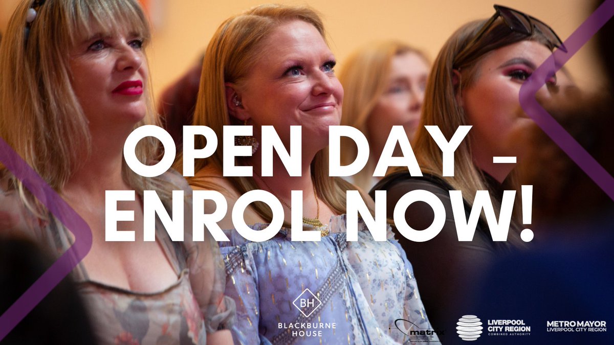 Enrol on a course at Blackburne House and transform your life! Our next open day is on 1st May 2024 at 12pm - if you want to be first in line for our September courses, book your place here 👉 ow.ly/TLl650RcVOc