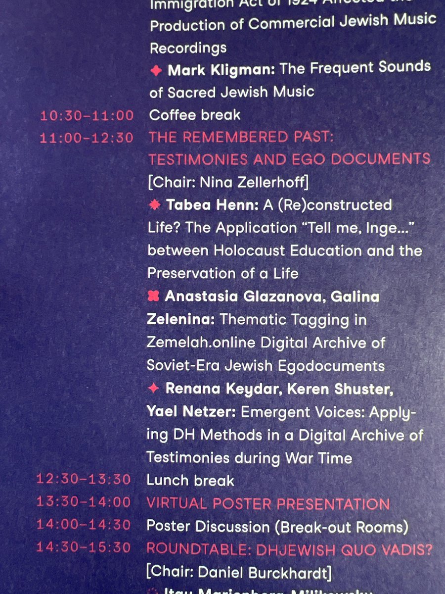 Today is the last day of the #conference #theValueoftheDigital in Potsdam. The second panel is about to start under the chair of @NinaZelle with the topic #rememberedpast: #testimonies andegodocuments @C2DH_LU @DH_Potsdam