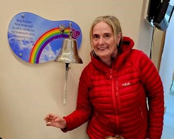 🔔🎗️ This week was filled joy and hope as Sharon, one of our fantastic colleagues in Lancaster, has rang the bell to mark the end of her radiotherapy treatment. We're celebrating her strength and sending her all the love and support as she takes the steps to improve her health.