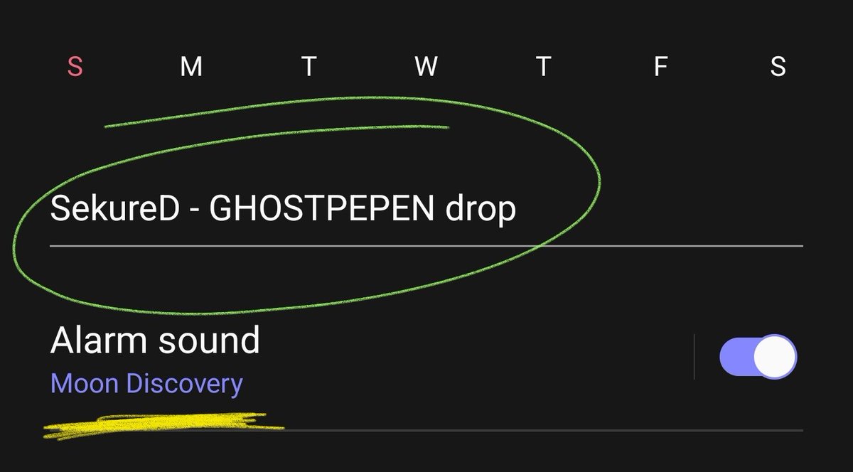 Alarm set for lord @SekureD  GHOSTPEPEN drop incoming!

👇👇👇

*note alarm sound* 🧠✅️