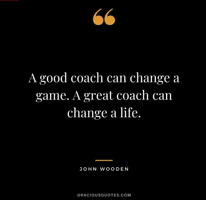 Never forget the responsibility you have as a coach, but also the privilege it is to be one. #Coach