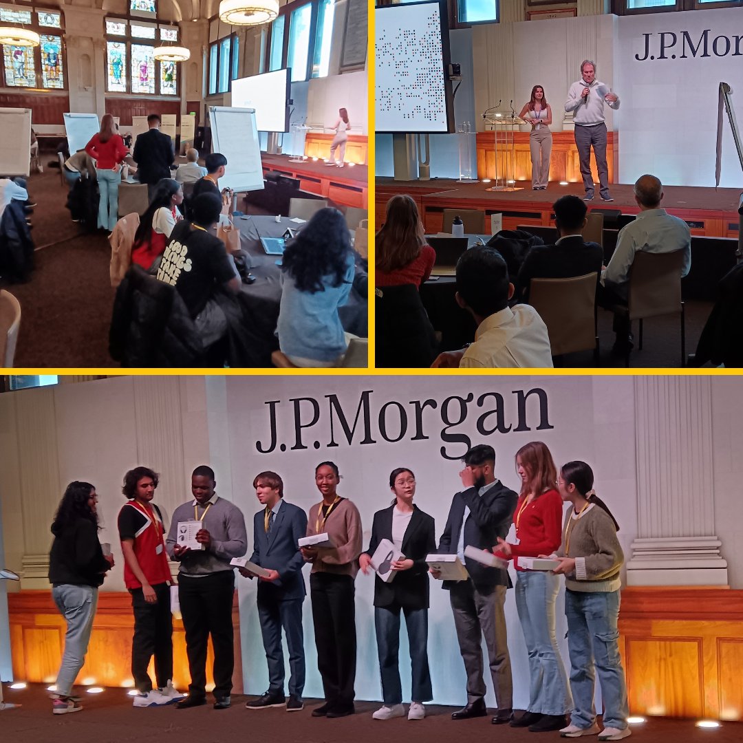 Ten teams of incredibly smart students came up with a number of brilliant ideas for raising awareness of #sepsis and supporting families affected by this often devastating condition at @jpmorgan's #codeforgood Hackathon in London yesterday. Thank you for your support! 🙏