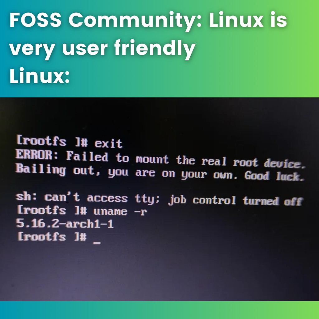 Have you ever faced it? 😆 #linux