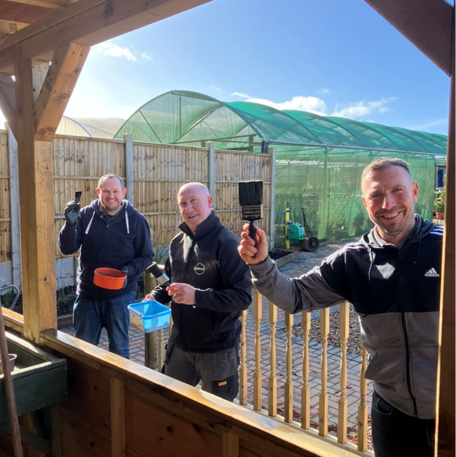 Thrilled to support @Spadeworkoffham on our recent #Volunteering day! 

A great day transforming their outdoor cabins into welcoming meeting spots for young adults.

Grateful for the opportunity and inspired to continue our support. 🙌 #ProfitWithPurpose #CommunityImpact