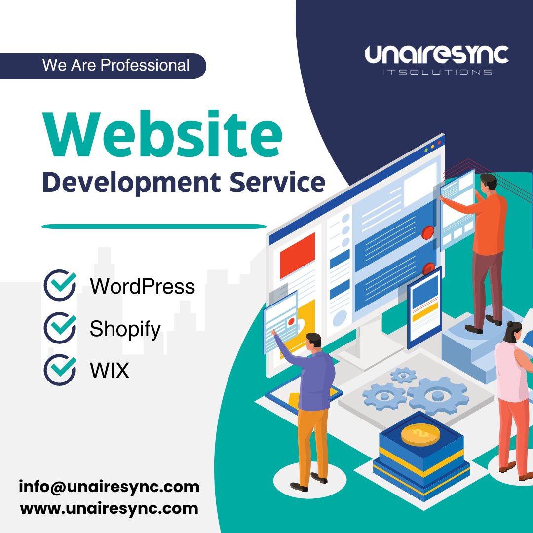 UnaireSync's tweet photo. Unlocking innovation and driving success with Unaire Sync IT Solutions. Elevate your business with our cutting-edge technology services. #TechSolutions #Innovation #BusinessSuccess 
@WordPress @Wix @Shopify @WooCommerce https://t.co/Kf764KEV50