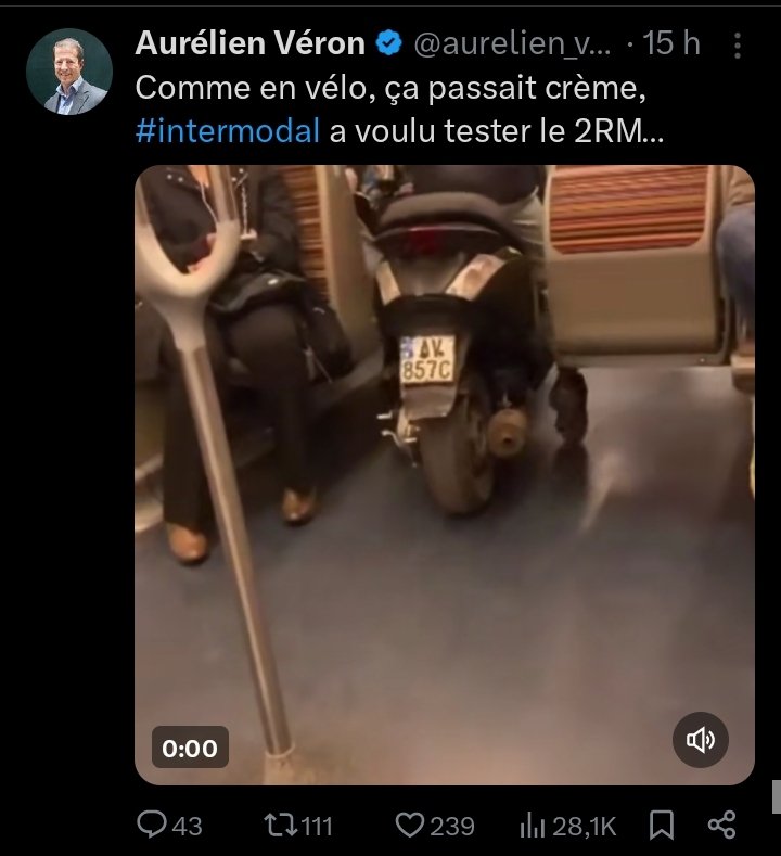 Il a vraiment un problème ! Même quand il n'y a pas de vélo, il imagine que le problème y est lié. Ça me rappelle d'autres mentalités tout aussi nauséabondes...