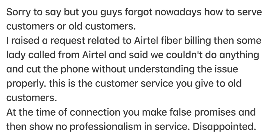 tarunagg88's tweet photo. @airtelindia Disappointed. https://t.co/mGOK2hDado