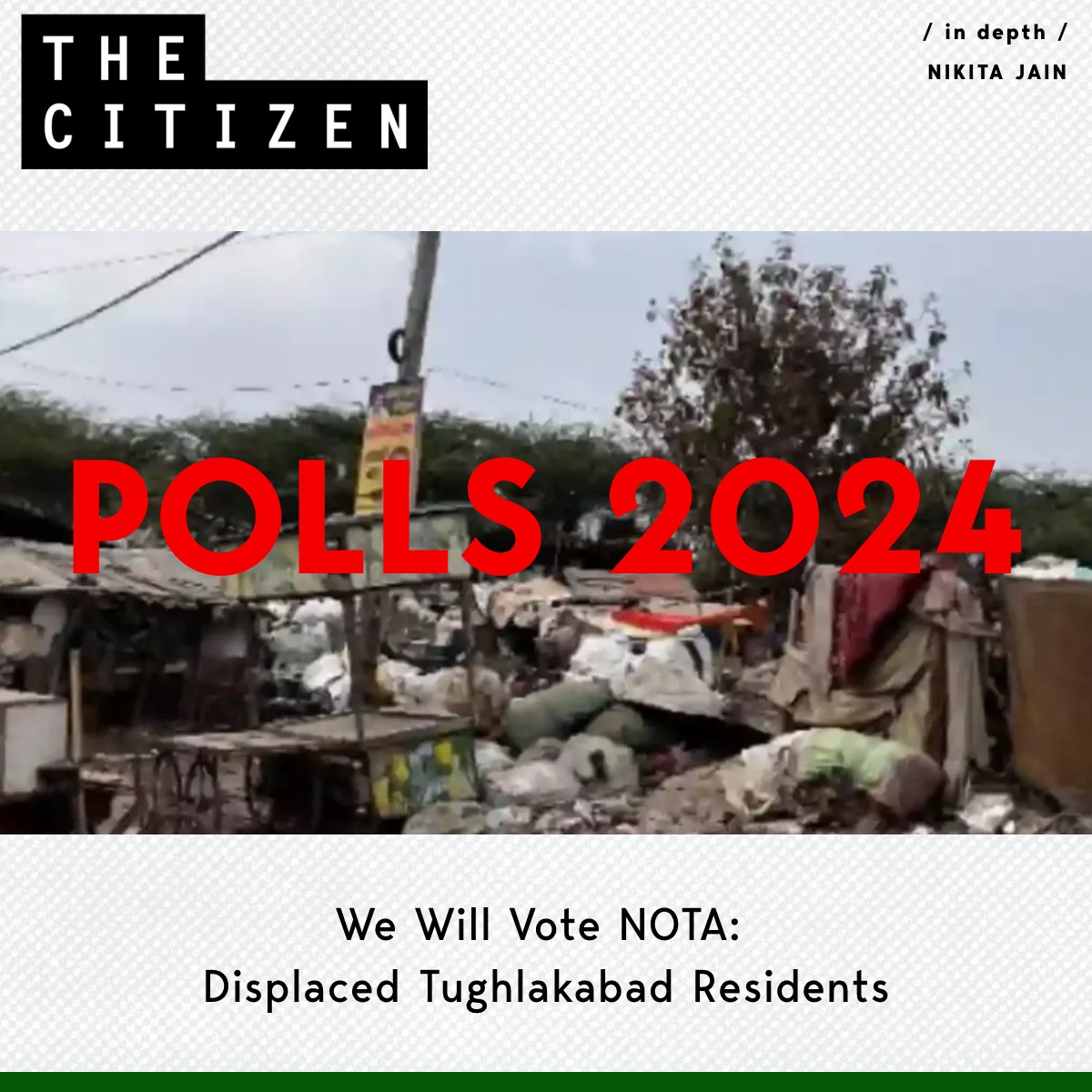 “No hope from any party, will vote for NOTA,” say Delhi residents whose house was demolished, @nikita_jain15 writes: Read the full report here: shorturl.at/eoO69 #Elections2024 #indiavotes #NOTA