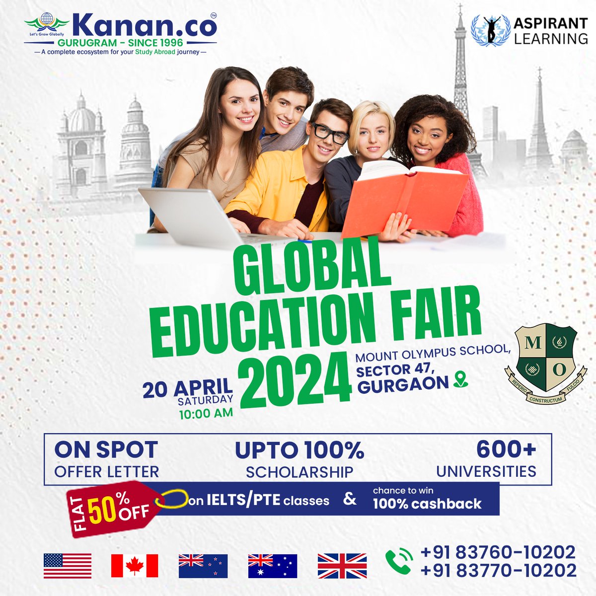 Embark on your journey to success with us at our exclusive Education Fair!

Register now through the link in our Bio!
linktr.ee/kanan.cogurugr…

#GlobalEdFair #GlobalEducation #globaleducationopportunities #canada #canadastudentvisa #studyoverseas #studyoverseasconsultants