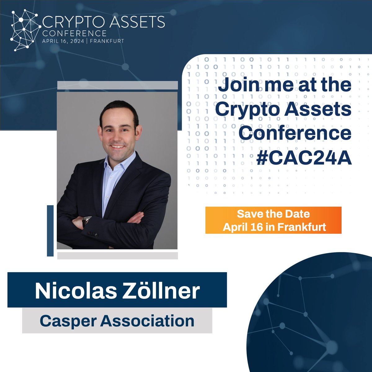 Excited for #CAC24A in Frankfurt next week! A prime opportunity to explore the latest #CryptoAssets trends & discuss the future of FinTech. Looking forward to engaging talks & inspiring encounters. 🚀

Lets connect!

#Networking #Crypto #FinTech