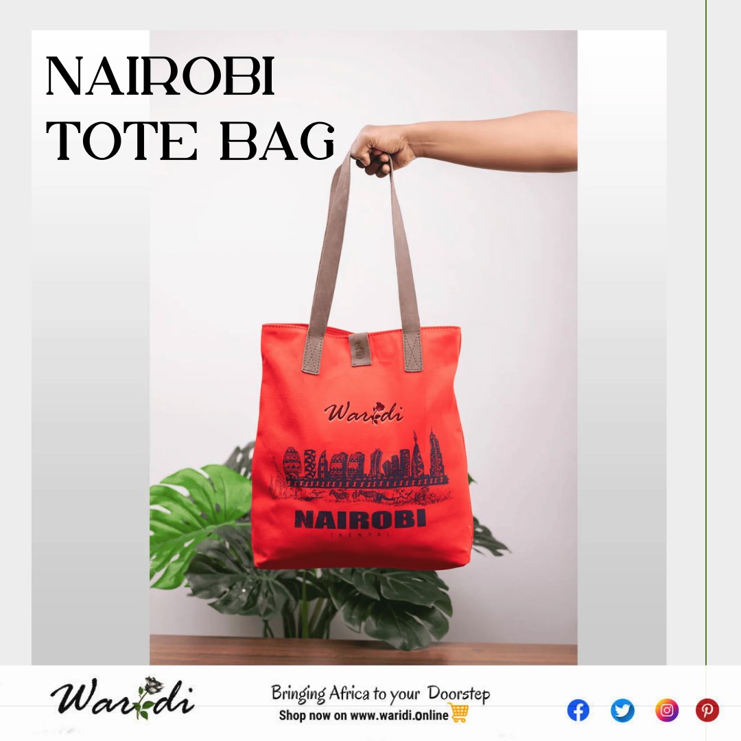 Looking for the perfect blend of style and functionality? Look no further than our Nairobi Tote Bags, available now on Waridi Online!

Shop now and elevate your style with Nairobi's charm! 🛍️✨
Visit:waridi.online/product/charm-…