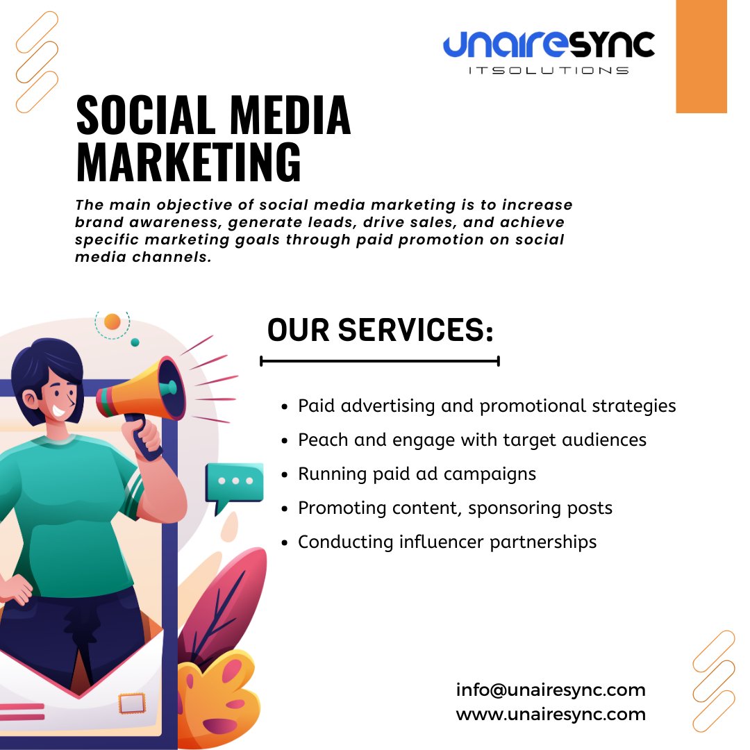 UnaireSync's tweet photo. Elevate your brand's online presence with our expert Social Media Marketing services. Let us help you connect, engage, and grow your audience. #SocialMediaMarketing #DigitalMarketing #BrandBuilding @facebook @XCreators @LinkedIn @PintrestingLife @instagram https://t.co/3cbbStH7Oh