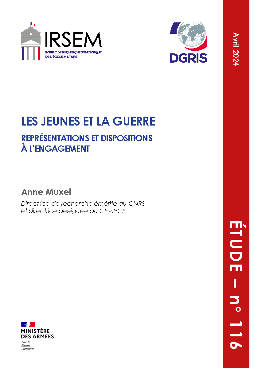 📢 Publication de l'étude « Les jeunes et la guerre – Représentations et dispositions à l’engagement » par @AnneMuxel @CEVIPOF @sciencespo @ScPoResearch avec @IRSEM1 & #DGRIS #VendrediLecture Pour lire l'étude complète c'est ici ⤵️ irsem.fr/media/5-public…