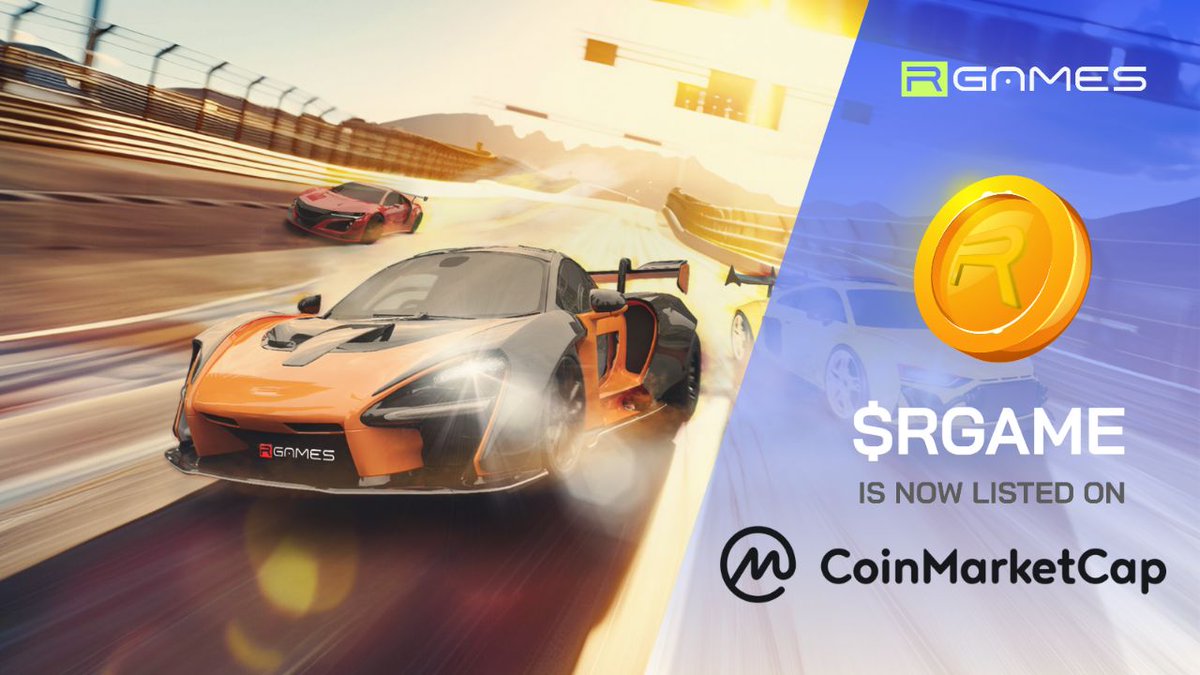 Buckle up⛓️ We Go Full Throttle!!🏎💨💨💨

🏁🏁 $RGAME is now officially listed on @Coinmarketcap 🏁🏁

Go to coinmarketcap.com/currencies/rga… and add ⭐️ $RGAME to your portfolio.

Also don't forget to share you're ⏫️ Bullish on $RGAME!

It's a blast to go this fast! 🚀

#RGAMES #CMC…