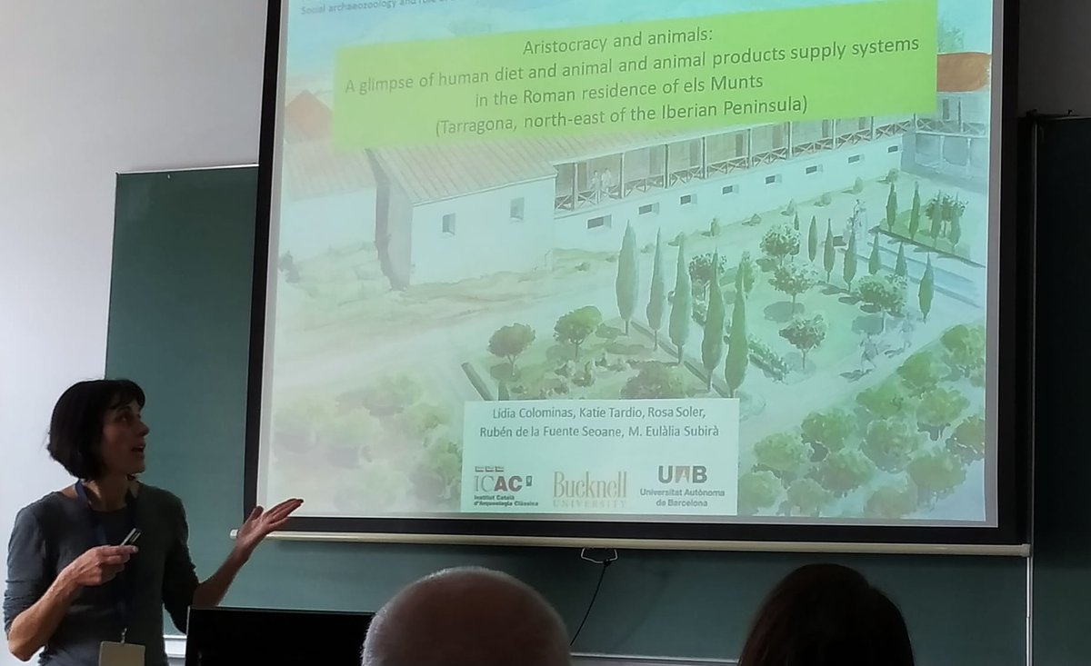 This week #LídiaColominas was in Belgrade presenting a talk about aristocracy and animals in the Roman residence of els Munts (Tarragona), at the ICAZ-4th RPWG Conference. Great week with a lot of fun and research! @ICAC_cat; @ICAZ_News; @MNATTGN; #Zooarchaeology; #SomCERCA