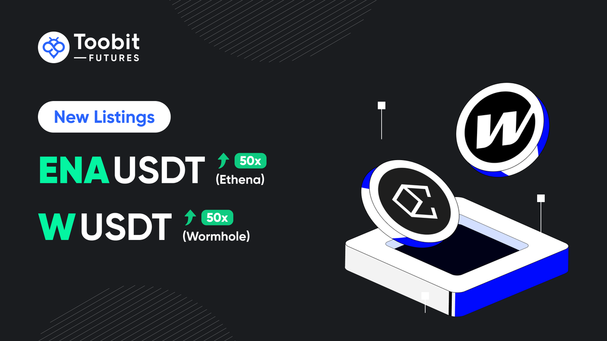 🚨 New listing alert!🚨 Trade #ENAUSDT and #WUSDT on #Toobit with a leverage of up to 50X! #ENAUSDT👉 toobit.com/en-US/futures/… #WUSDT👉 toobit.com/en-US/futures/… Learn More🔽 support.toobit.com/hc/en-us/artic…