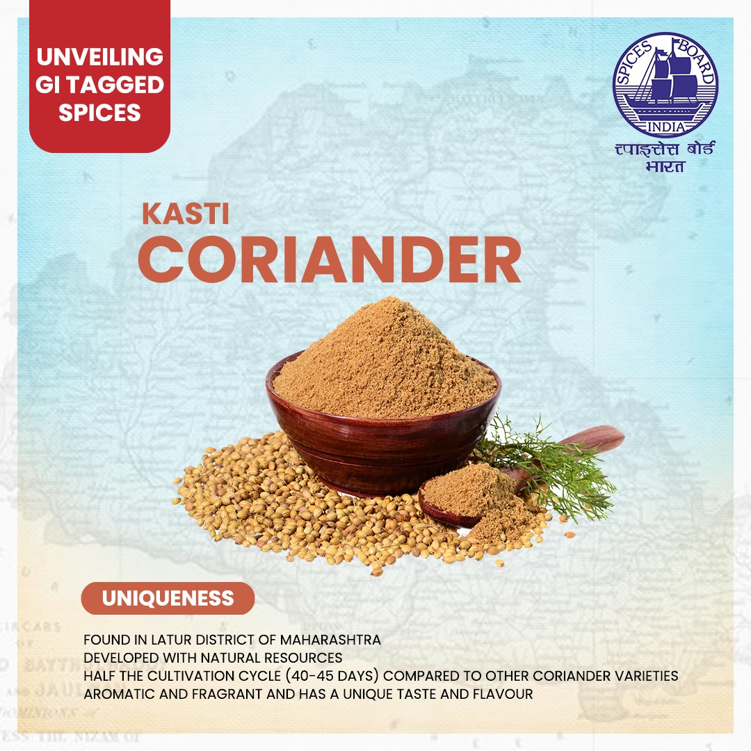 Unveiling newly certified Geographical Indication spices! Swipe left to see the uniqueness and heritage of each spice from the vibrant lands of India 
@doc_goi 
#SpicesBoard #IndianSpices #HeritageFlavors