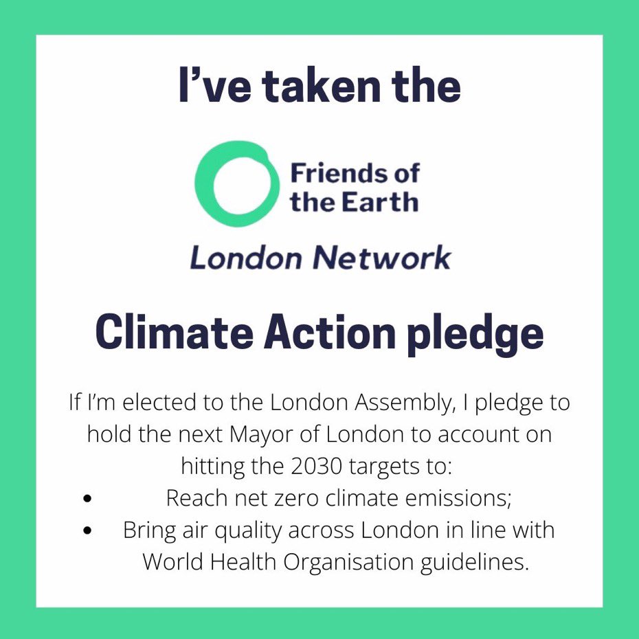 Thank you to #Merton and #Wandsworth London Assembly (#GLA) candidates who have taken the @LondonFoE climate action pledge:
🟢 @pippamaslin -  @MertonGreens
🔴 @LeonieC - @MertonLabour
🟠 @SueWixLD - @MertonLibDems

We hope to hear soon from @CllrCoxEleanor - @MertonTories
