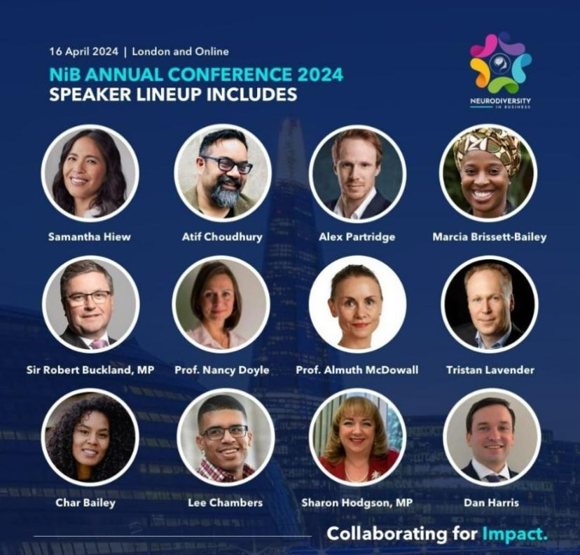 Looking 👀 forward speaking next week Tuesday 16th April at @NDinBusiness Conference 2024 with @AtifChoudhury and @DandA_inclusion You can get your tickets to watch our panel here here ⬇ lnkd.in/djbiE5kJ