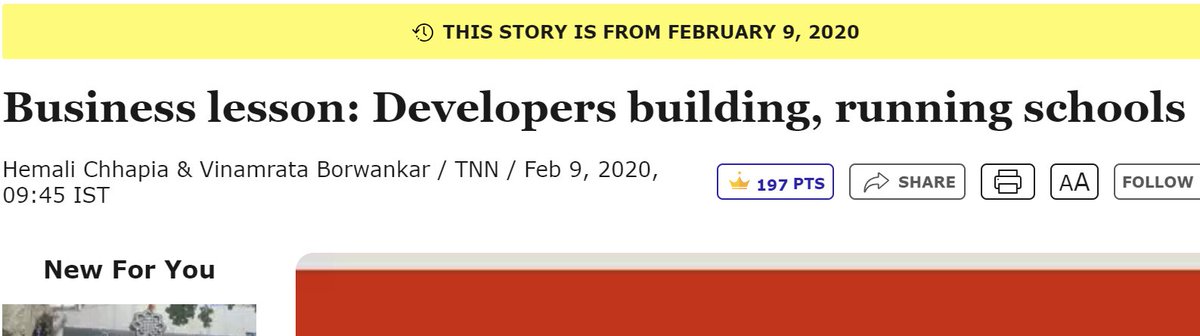 It's all because, whether it's a private school education or healthcare is largely hijacked (build & run) by heartless real estate developers or politicians. Apart from showcasing their ivy league flashy degrees, they have nothing to do with these things apart from just seeing it…