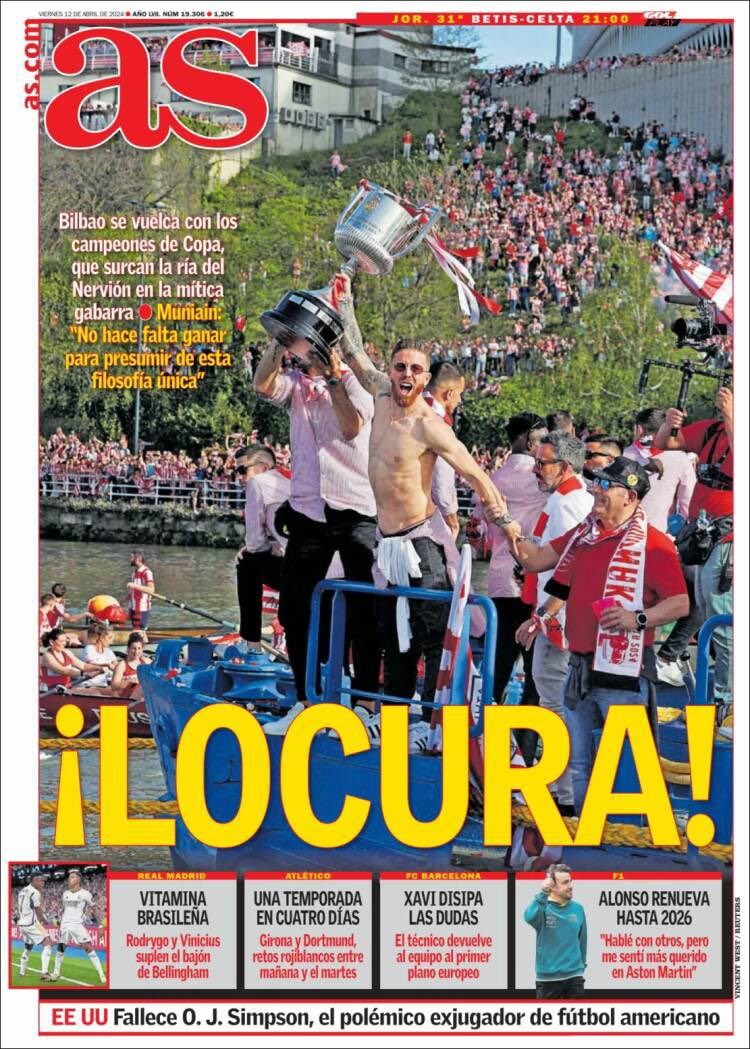 Gabarra, Athletic Bilbao