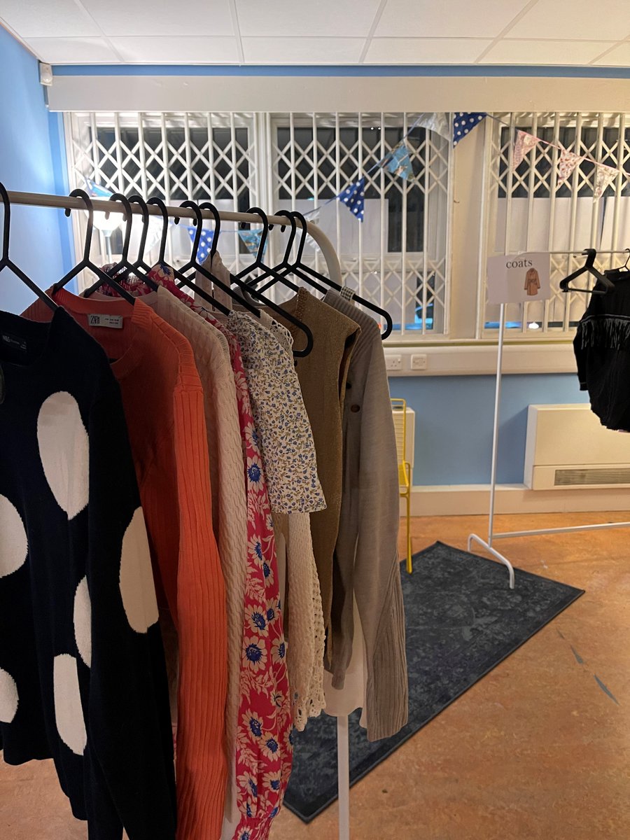 Continuing the alphabetical countdown to our Clothes Swap, Fri 19th April 6pm. The Wellbeing Centre, 110 Sharrow Lane S11 8AL. I is for incredible clothes on view, J is for jewellery, waiting for you. 🩷