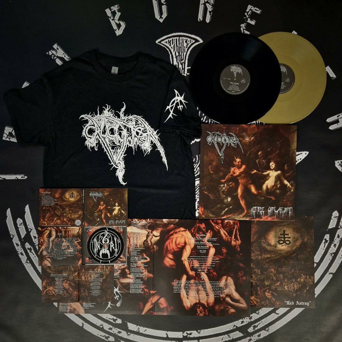 OUT NOW! CRUCIFIER (USA) 'Led Astray' LP/CD/T-Shirt