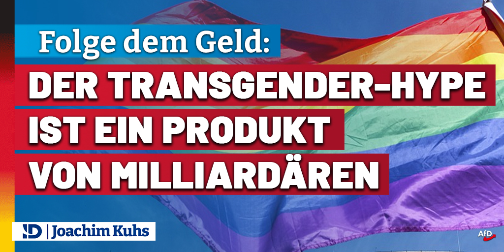 Folge dem Geld: Der 'Transgender'-Hype ist ein Produkt von Milliardären #IDGroup Der geradezu unheimliche Aufstieg der 'Transgender'-Ideologie war kein Zufall. Dahinter steckt auch keineswegs eine Graswurzelbewegung unterdrückter Minderheiten. Sie ist vielmehr das Produkt einer…