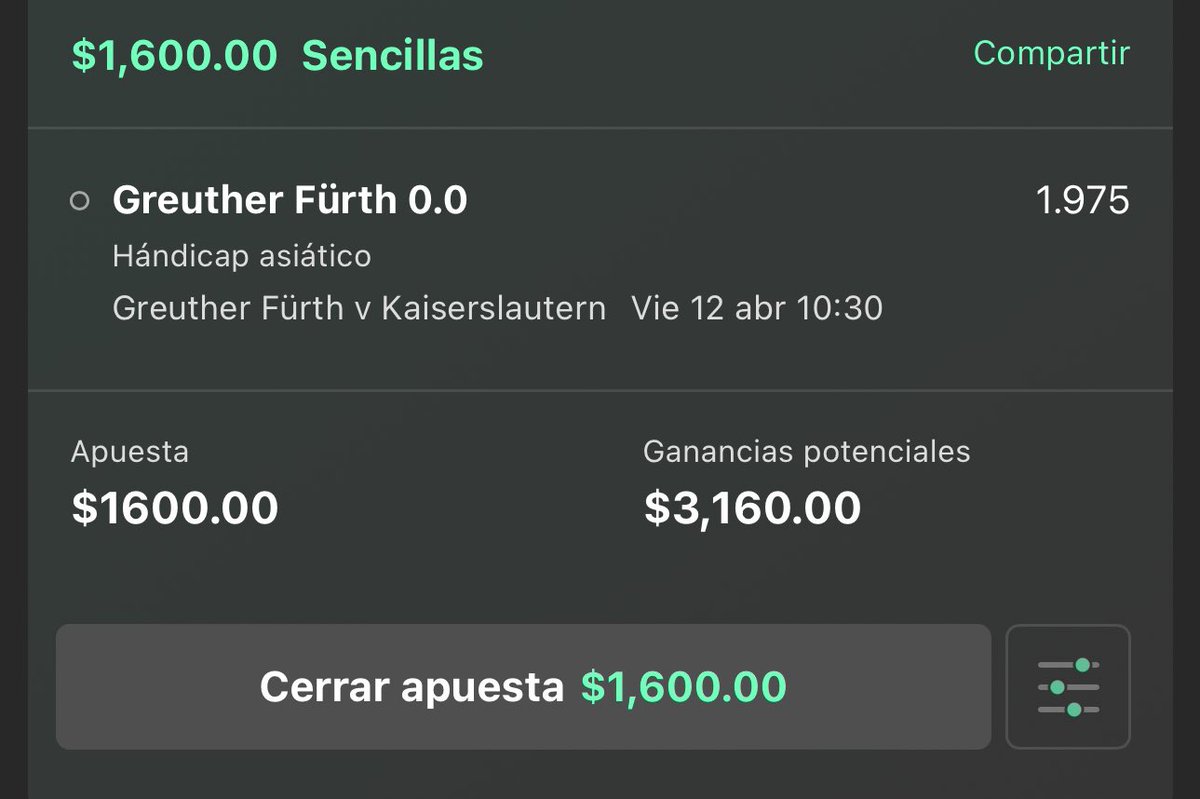 Paso 1. Reto fin de semana $1,600 a $10,000🪜 El pueblo pidió reto de fútbol, vamos a darle 👀 La jugada es lo mismo a empate no acción! O puedes meterla como la metí yo Empieza tempra a las 10:30 AM. Bundesliga🇩🇪