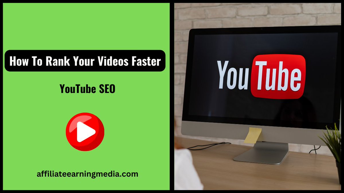 MdRezuanHo96's tweet image. YouTube SEO: How To Rank Your Videos Faster
Read Full Article: affiliateearningmedia.com/youtube-seo-ho…
#youtubeseo
#youtubertips
#youtubergrowth
#videoseo
#rankonyoutube
#growyourchannel
#youtubestrategy
#contentcreation
#youtubecontent