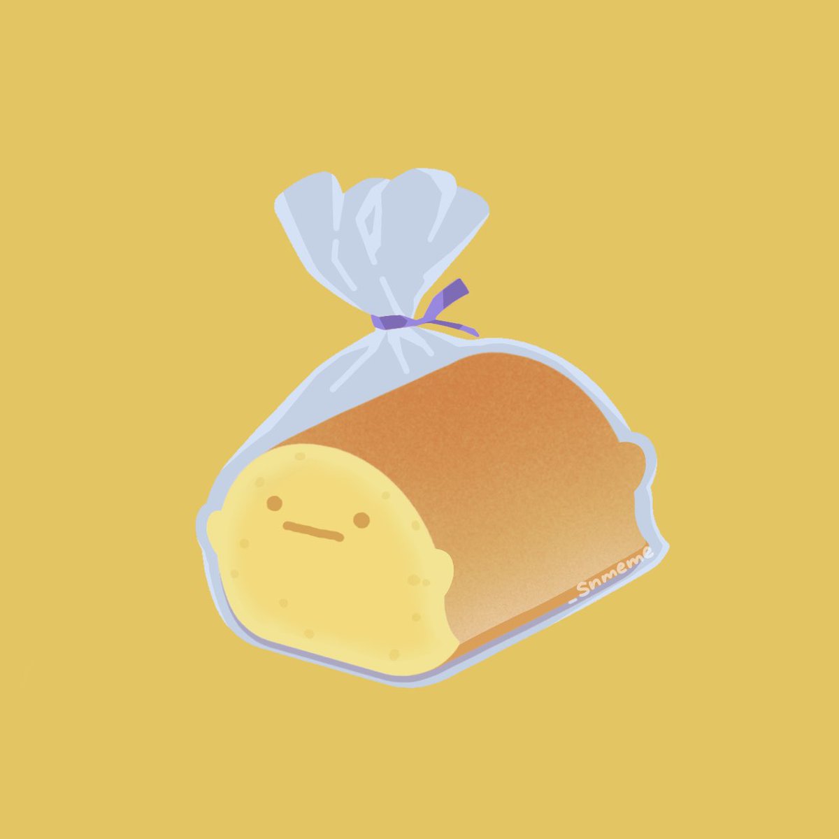 おばけとパン🍞
#パンの日  #パンの記念日 #食パン
#まるいおばけ #おばけ #メロンパン
#ゆるい絵  #ゆるいイラスト
#イラスト #illustration